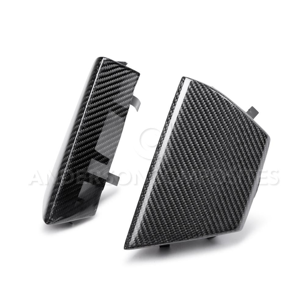 Anderson Composites AC-FGI15MU350 Carbon Fiber Front Upper Grille Inserts For 2015-2020 Ford Mustang Shelby GT350