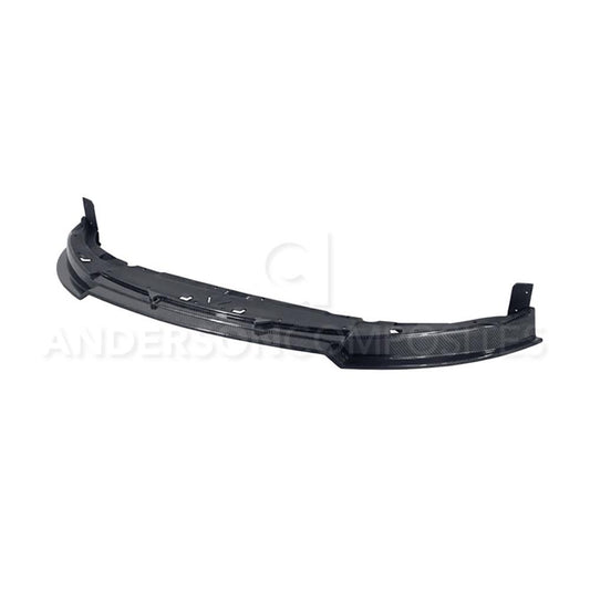 Anderson Composites AC-FL1213FDGT-GT Type-GT Carbon Fiber Front Chin Spoiler For 2010-2014 Ford Mustang Shelby GT500