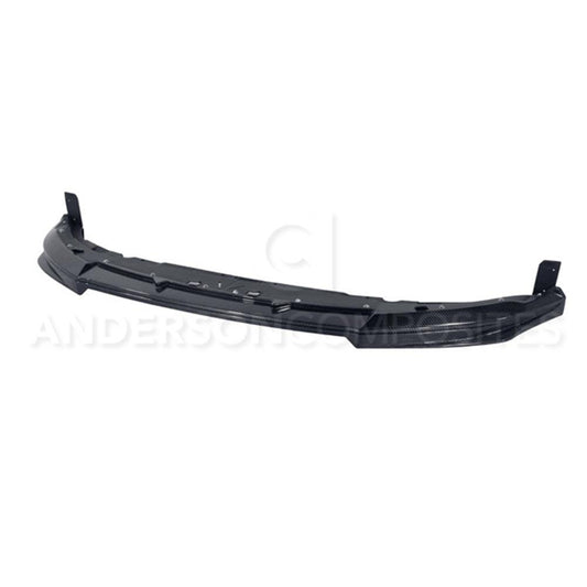 Anderson Composites AC-FL1213FDGT-OE Type-OE Carbon Fiber Front Chin Spoiler For 2010-2014 Ford Mustang Shelby GT500