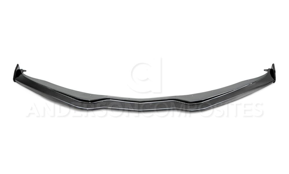 Anderson Composites AC-FL14CHC7-Z6 Carbon Fiber Front Splitter With Small End Caps For 2015-2019 Chevrolet Corvette C7 Z06