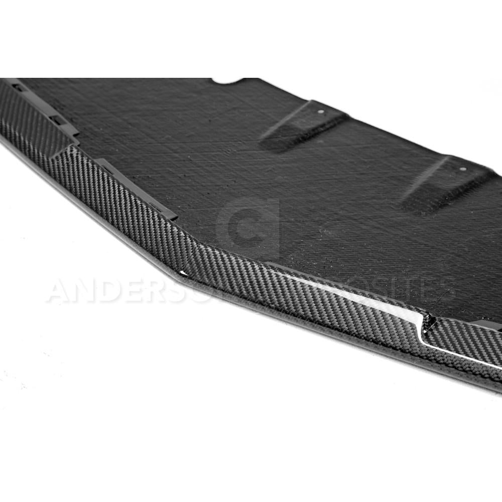 Anderson Composites AC-FL14CHCAM-LE Type-LE Carbon Fiber Front Chin Spoiler For 2014-2015 Chevrolet Camaro SS1LE