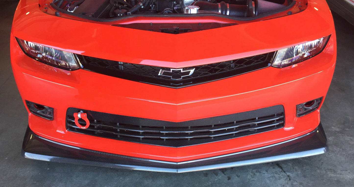 Anderson Composites AC-FL14CHCAM-Z28 Type-Z28 Carbon Fiber Front Lip For 2014-2015 Chevrolet Camaro