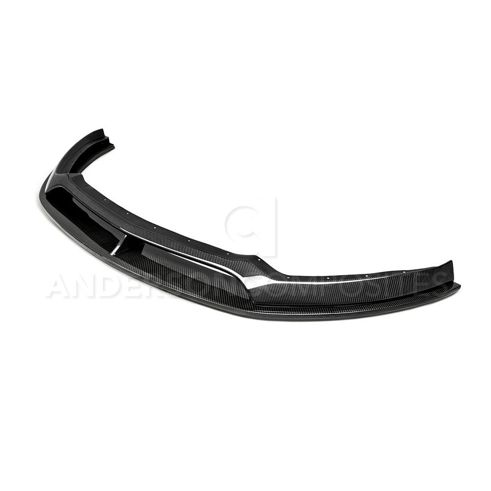 Anderson Composites AC-FL15FDMU-AR Type-AR Carbon Fiber Front Chin Splitter For 2015-2017 Ford Mustang