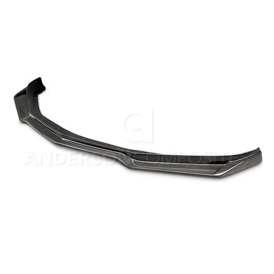 Anderson Composites AC-FL16CHCAM-AZ Type-AZ Carbon Fiber Front Chin Spoiler For 2016-2021 Chevrolet Camaro SS