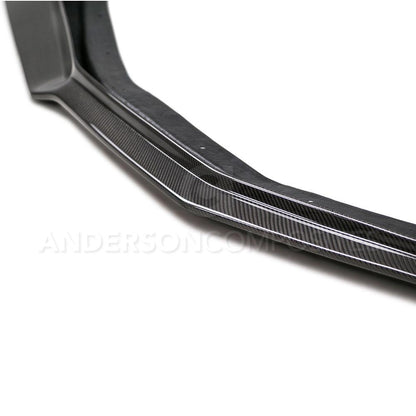 Anderson Composites AC-FL16CHCAMRS-AZ Type-AZ Carbon Fiber Front Chin Spoiler For 2016-2018 Chevrolet Camaro RS/LS/LT