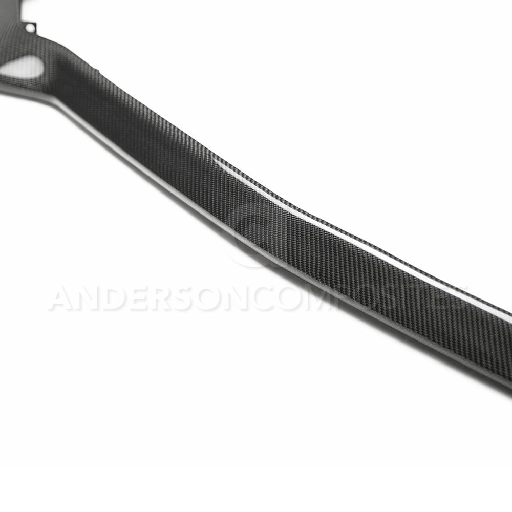 Anderson Composites AC-FL18FDMU-AO Type-OE Carbon Fiber Front Chin Splitter For 2018-2020 Ford Mustang GT