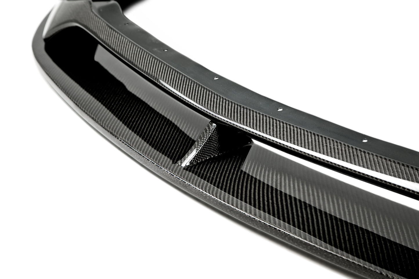 Anderson Composites AC-FL18FDMU-AR Type-AR Carbon Fiber Front Chin Splitter For 2018-2020 Ford Mustang