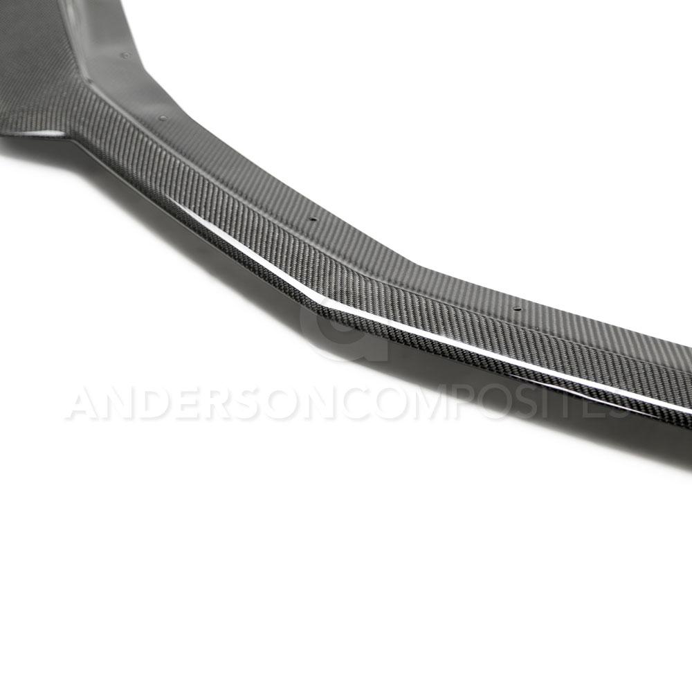 Anderson Composites AC-FL19CHCAMSS-OE Type-OE Carbon Fiber Front Chin Spoiler For 2019-2021 Chevrolet Camaro SS (upper)