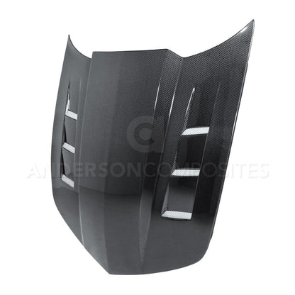 Anderson Composites AC-HD1011CHCAM-TS Type-TS Carbon Fiber Hood For 2010-2015 Chevrolet Camaro