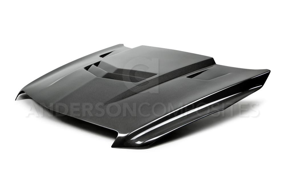 Anderson Composites AC-HD13CAATS-VT Type-VT Carbon Fiber Hood For 2013-2015 Cadillac ATS