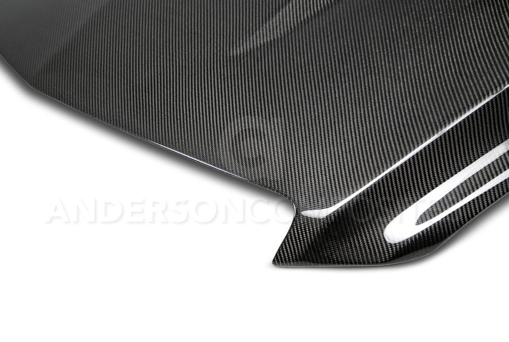 Anderson Composites AC-HD13CAATS-VT Type-VT Carbon Fiber Hood For 2013-2015 Cadillac ATS