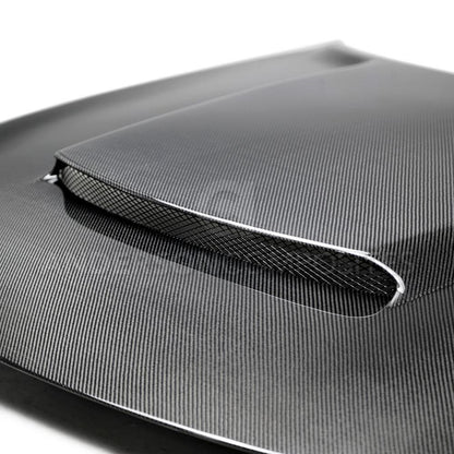 Anderson Composites AC-HD15DGCR-DM Type-DM (Demon Style) Carbon Fiber Hood For 2015-2021 Dodge Charger