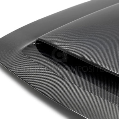 Anderson Composites AC-HD18DGCHDM-OE Type-OE Carbon Fiber Hood For 2018 Dodge Challenger Demon