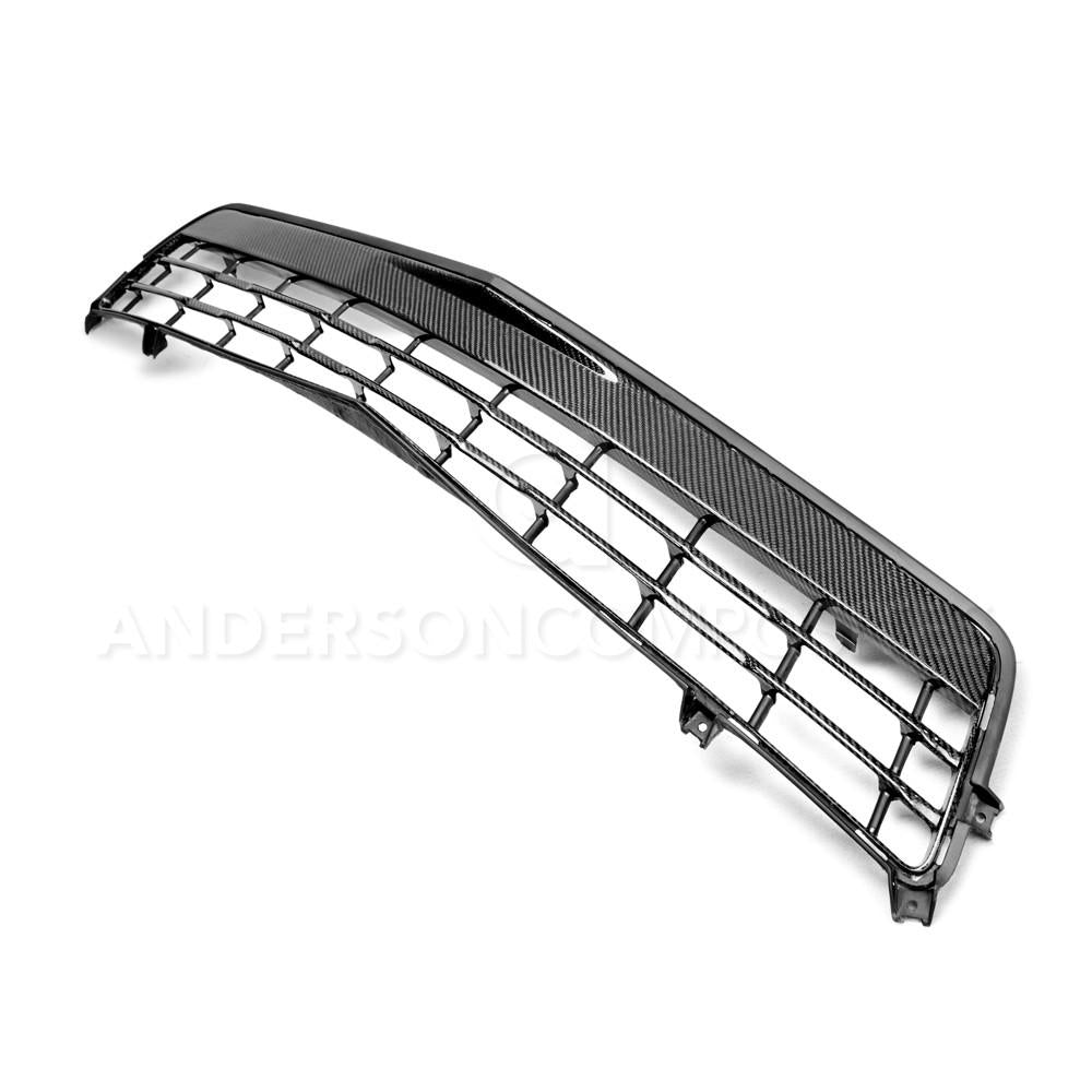 Anderson Composites AC-LG14CHCAM Carbon Fiber Front Lower Grille For 2014-2015 Chevrolet Camaro SS 1LE Z28