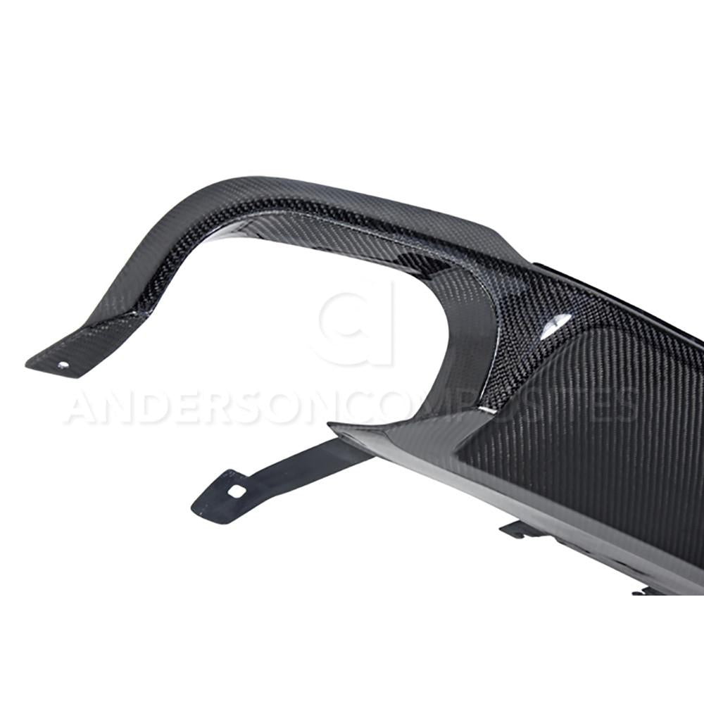 Anderson Composites AC-RD1213FDGT Carbon Fiber Rear Diffuser For 2013-2014 Ford Mustang GT500 And 2013-2014 Mustang GT W/APP PKG 2013 BOSS 302