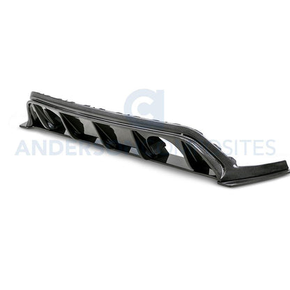 Anderson Composites AC-RL16FDFO-AR Type-AR Carbon Fiber Rear Diffuser For 2016-2018 Ford Focus RS