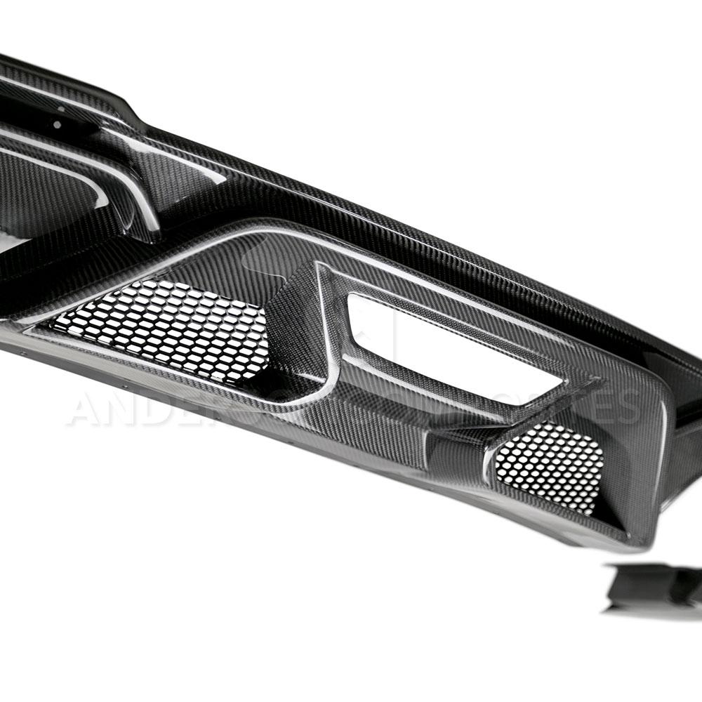 Anderson Composites AC-RL20FDMU500 Carbon Fiber Rear Diffuser For 2020-2021 Ford Mustang Shelby GT500