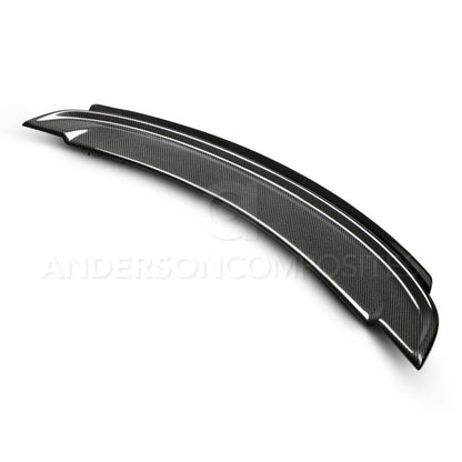 Anderson Composites AC-RS14CHCAM-Z28W Type-Z28 Carbon Fiber Rear Spoiler With Adjustable Wickerbill For 2014-2015 Chevrolet Camaro Z28