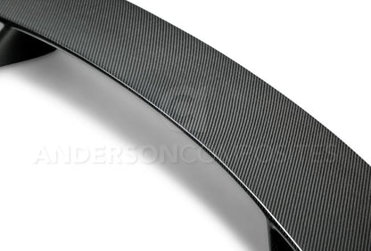 Anderson Composites AC-RS15FDMU-AT Type-AT Carbon Fiber Rear Spoiler For 2015-2020 Ford Mustang