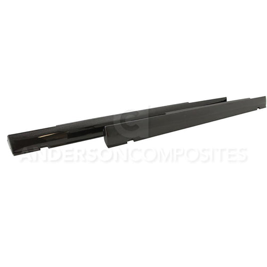 Anderson Composites AC-SS0910DGCH-OE Type-OE Carbon Fiber Side Rocker Panels For 2008-2014 Dodge Challenger