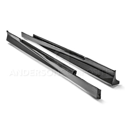 Anderson Composites AC-SS1011CHCAM-OE Type-OE Carbon Fiber Side Rocker Panels For 2010-2013 Chevrolet Camaro