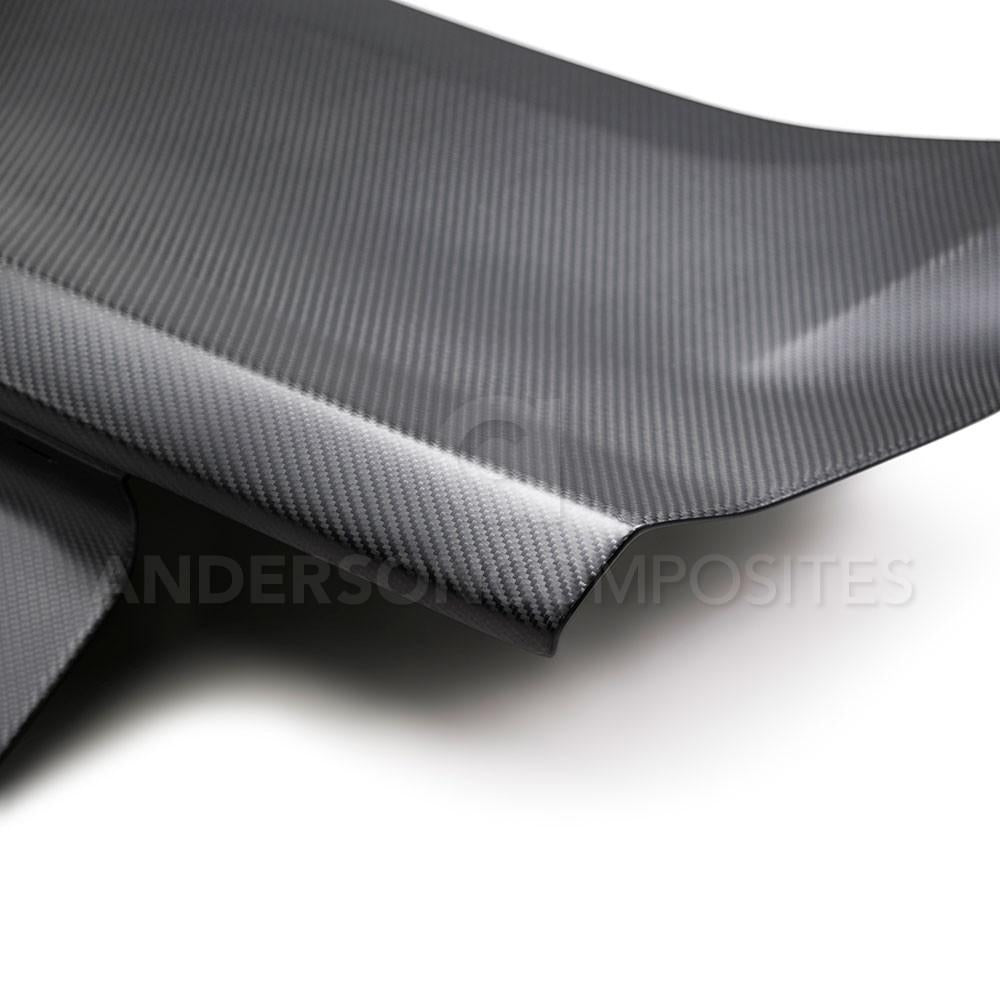 Anderson Composites AC-TL15FDMU-DRY Type-OE DRY CARBON Decklid For 2015-2020 Ford Mustang