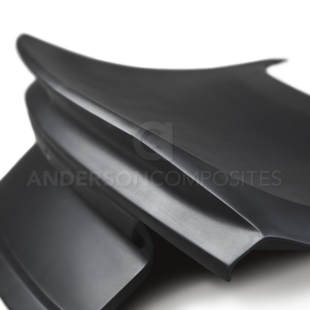 Anderson Composites AC-TL15FDMU-SA-GF Type-ST Fiberglass Decklid With Integrated Spoiler For 2015-2020 Ford Mustang