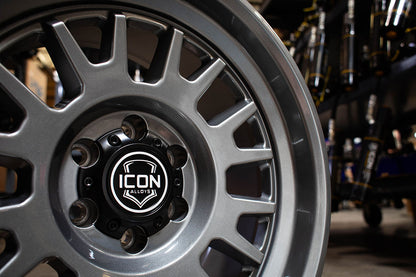 ICON Alloys Anza Gun Metal 17 X 8.5 / 5 X 150 25mm Offset 5.75" BS