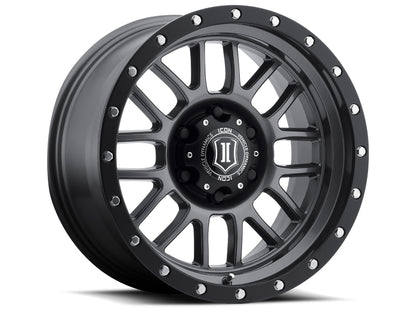 ICON ALLOYS ALPHA GUN MTL - 17 X 8.5 / 5 X 5 / 0MM / 4.75" BS