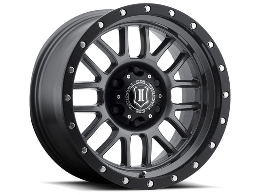 ICON ALLOYS ALPHA GUN MTL - 17 X 8.5 / 6 X 135 / 6MM / 5" BS