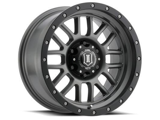 ICON ALLOYS ALPHA TITANIUM - 17 X 8.5 / 6 X 135 / 6MM / 5" BS