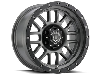 ICON ALLOYS ALPHA TITANIUM - 17 X 8.5 / 5 X 5 / 0MM / 4.75" BS