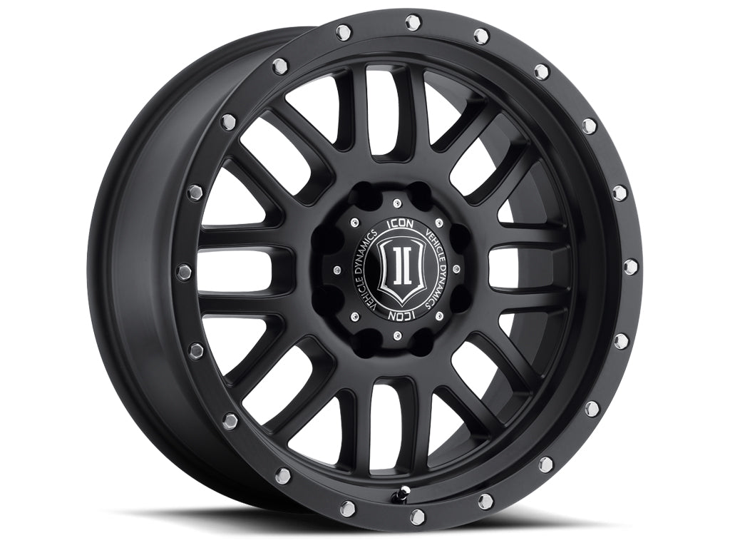 ICON ALLOYS ALPHA SAT BLK - 20 X 9 / 5 X 150 / 16MM / 5.625" BS