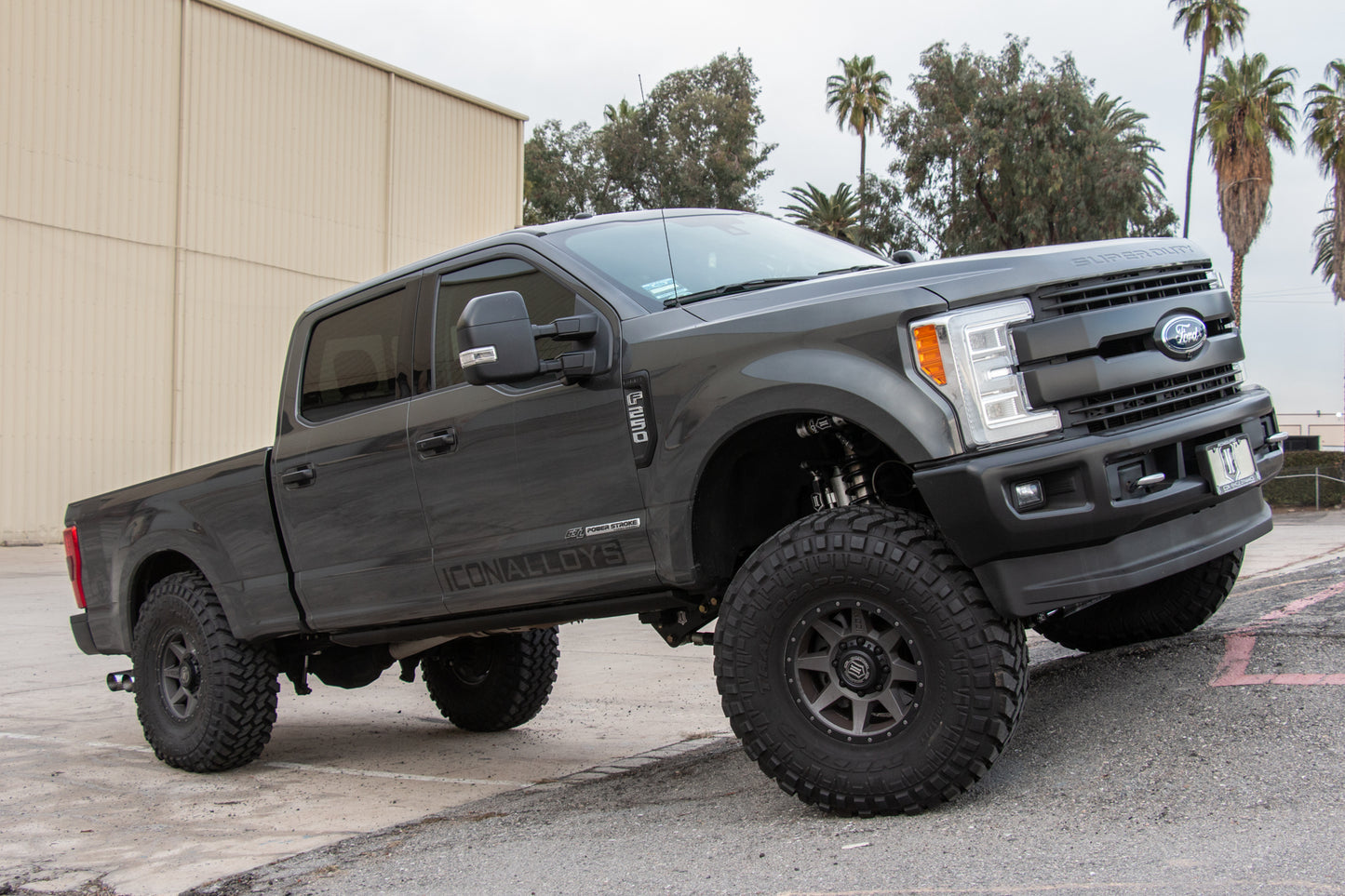 ICON ALLOYS REBOUND HD TITANIUM - 17 X 8.5 / 8 X 170 / 6MM / 5" BS