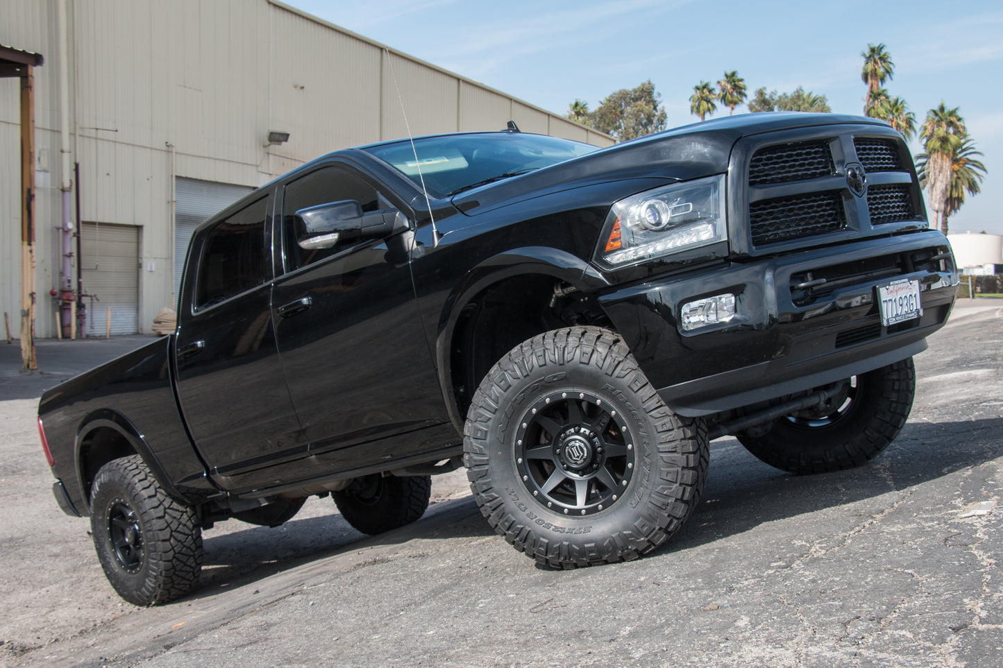 ICON ALLOYS REBOUND HD SATIN BLACK - 17 X 8.5 / 8 X 6.5 / 13MM / 5.25" BS