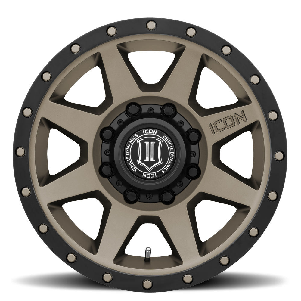 ICON ALLOYS REBOUND HD BRONZE - 17 X 8.5 / 8 X 6.5 / 13MM / 5.25" BS