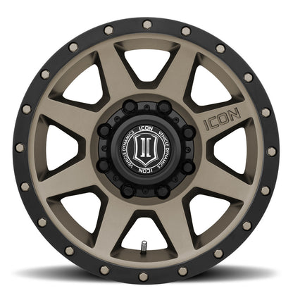 ICON ALLOYS REBOUND HD BRONZE - 17 X 8.5 / 8 X 6.5 / 13MM / 5.25" BS