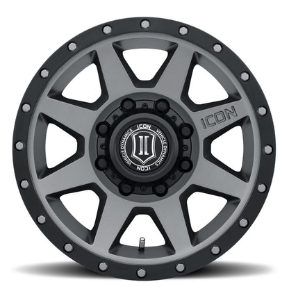 ICON ALLOYS REBOUND HD TITANIUM - 17 X 8.5 / 8 X 6.5 / 13MM / 5.25" BS