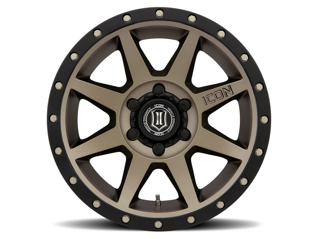 ICON ALLOYS REBOUND BRONZE - 17 X 8.5 / 6 X 5.5 / 25MM / 5.75" BS