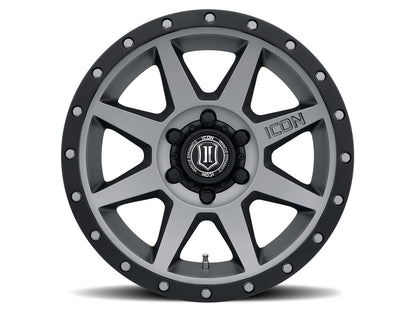 ICON ALLOYS REBOUND TITANIUM -18 X 9 / 6 X 135 / 6MM / 5.25" BS
