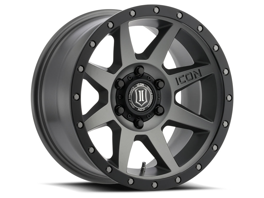 ICON ALLOYS REBOUND TITANIUM - 17 X 8.5 / 6 X 120 / 0MM / 4.75" BS