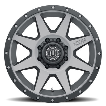 ICON ALLOYS REBOUND TITANIUM - 20 X 9 / 8 X 6.5" / 12MM / 5.5" BS