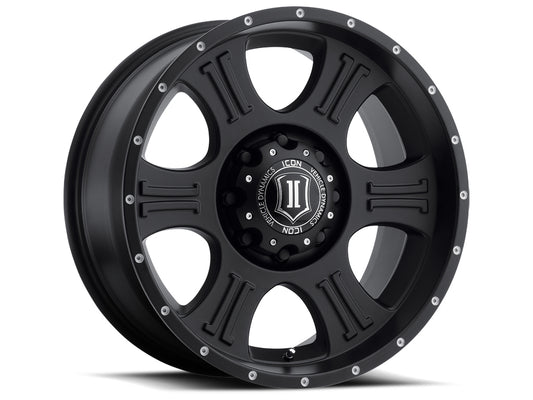 ICON ALLOYS SHIELD SAT BLK - 20 X 9 / 5 X 150 / 16MM / 5.625" BS