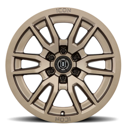 ICON ALLOYS VECTOR 6 BRONZE - 17 X 8.5 / 6 X 120 / 0MM / 4.75" BS