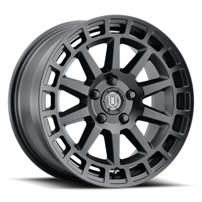 ICON ALLOYS JOURNEY SAT BLK - 17 X 8 / 5 X 108 / 38 MM / 6" BS