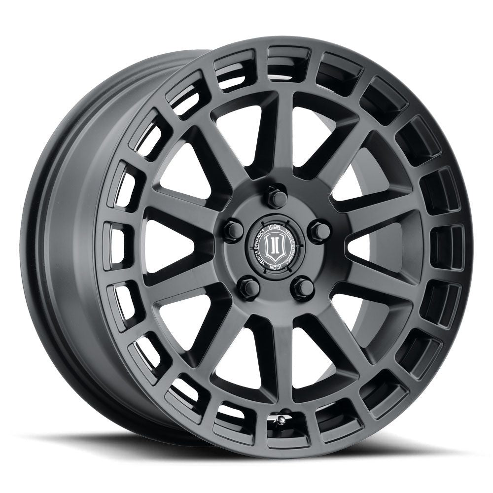 ICON ALLOYS JOURNEY SAT BLK - 17 X 8 / 5 X 100 / 38 MM / 6" BS