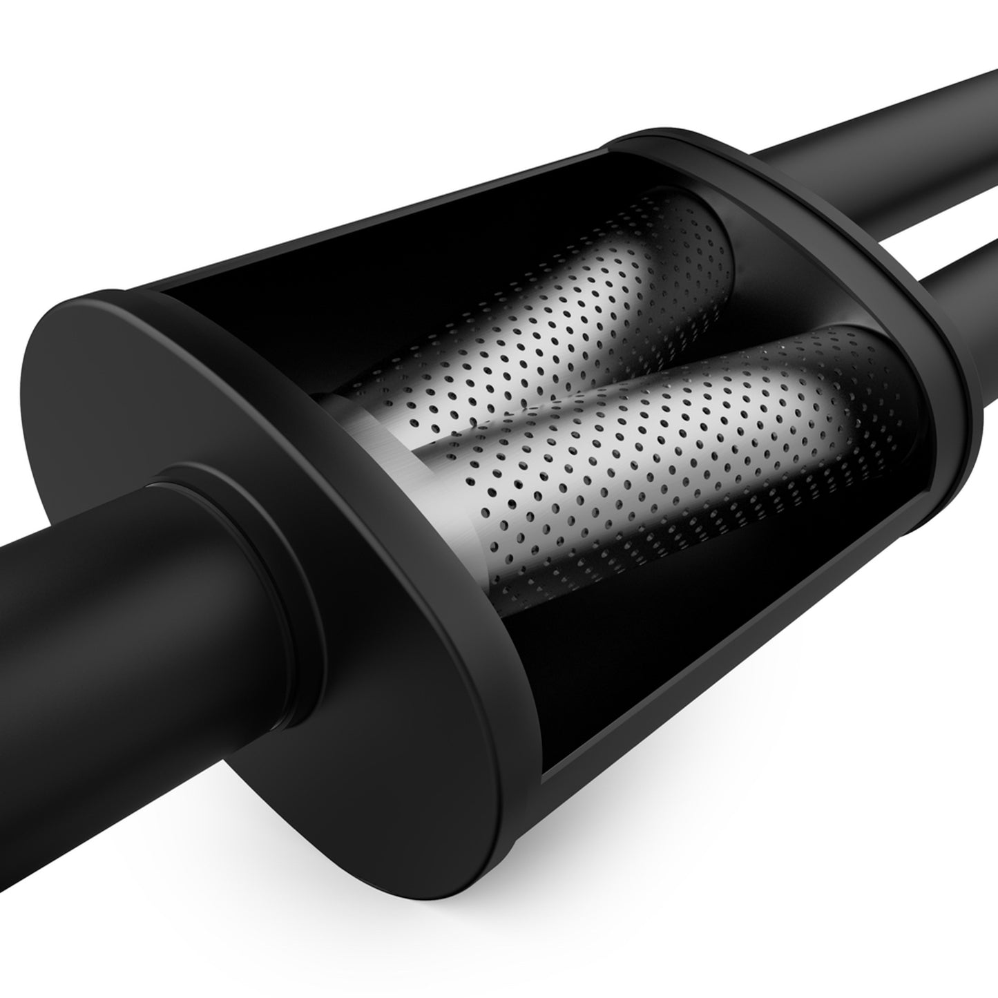 Competition Series Black Axle-Back System