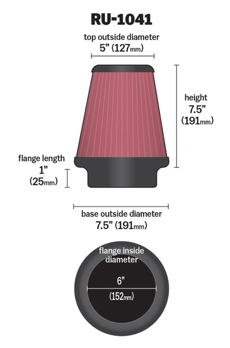 KN Universal Air Filter