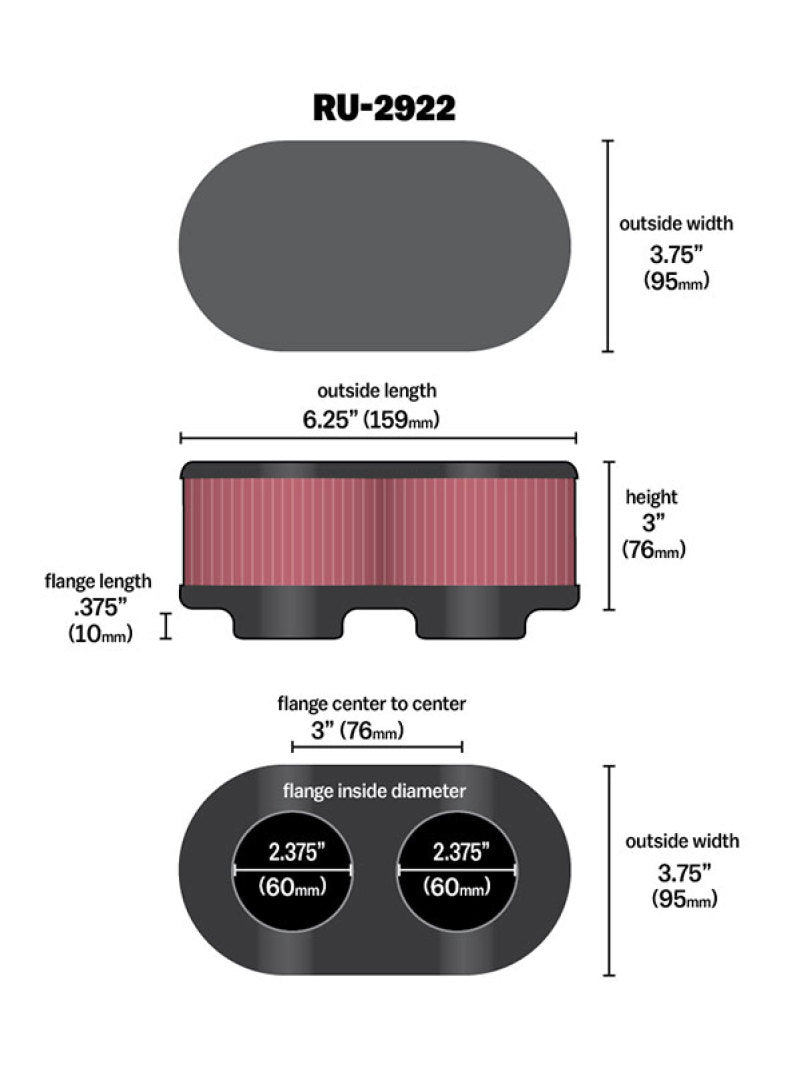 KN Universal Air Filter