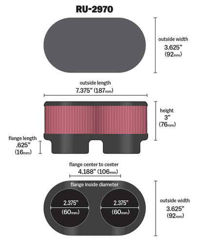 KN Universal Air Filter